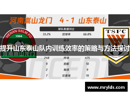 提升山东泰山队内训练效率的策略与方法探讨